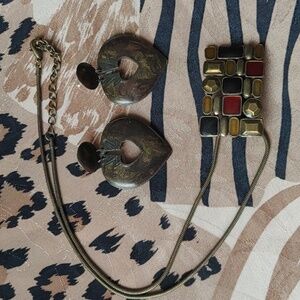 Vintage Earrings & Necklace